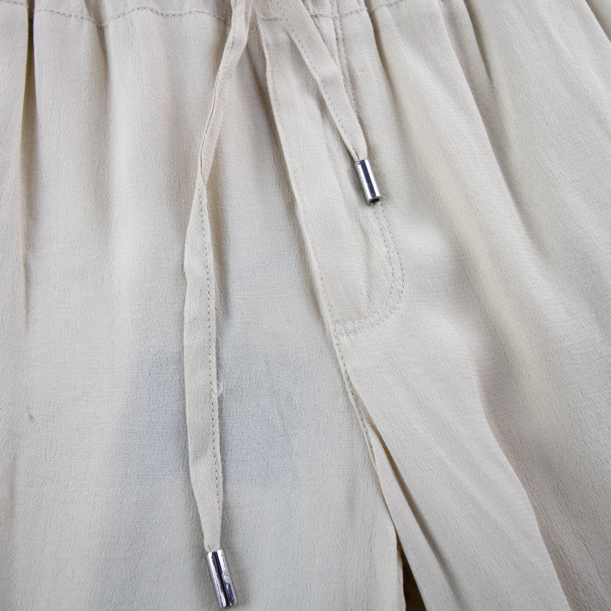 Armani Jeans Women Tessuto Fabric Cuffed Pantalone Camel