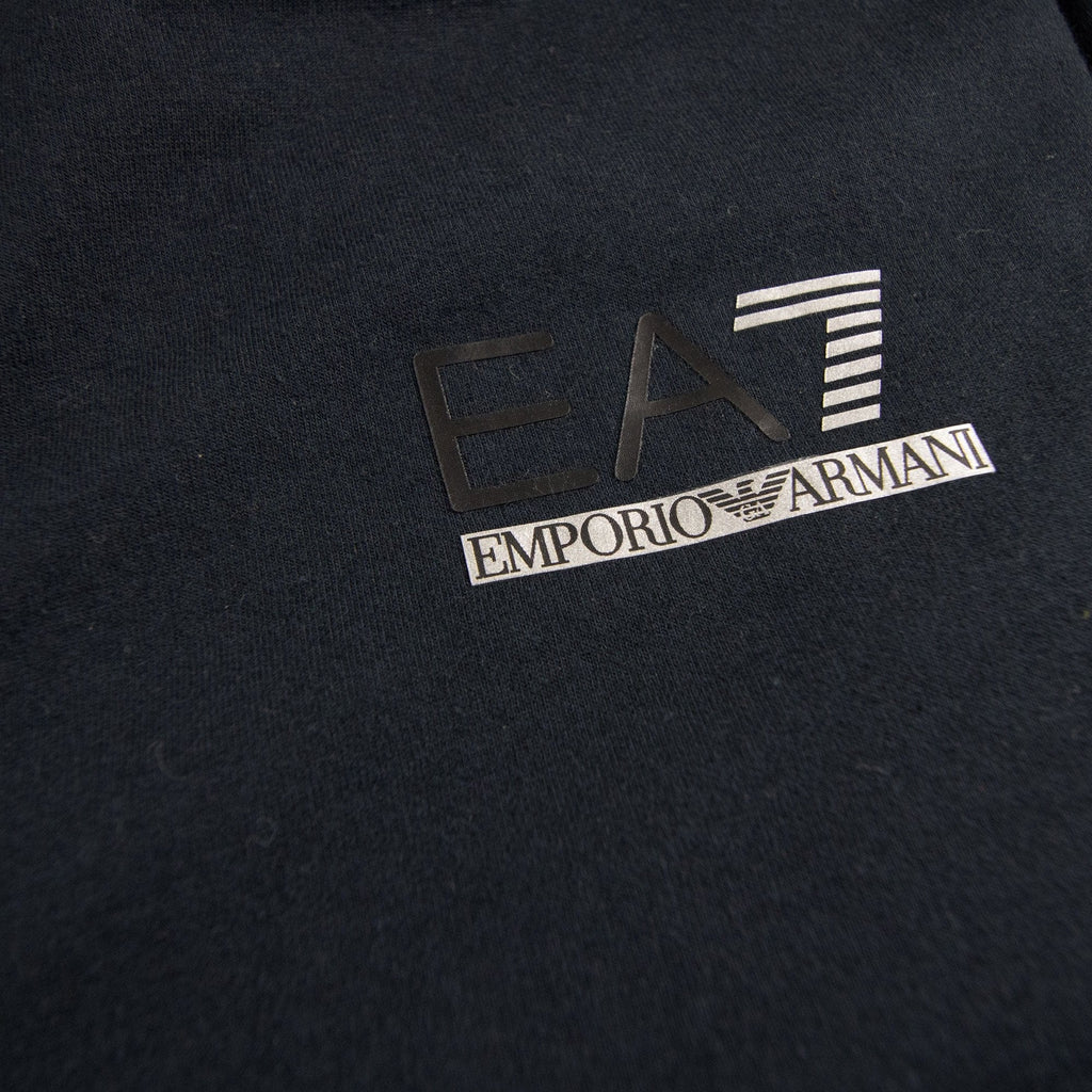 Ea7 Train Evolution Zip Up Sweatshirt Dark Blue