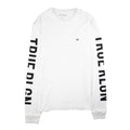 True Religion Sleeve Logo L/s T Shirt White