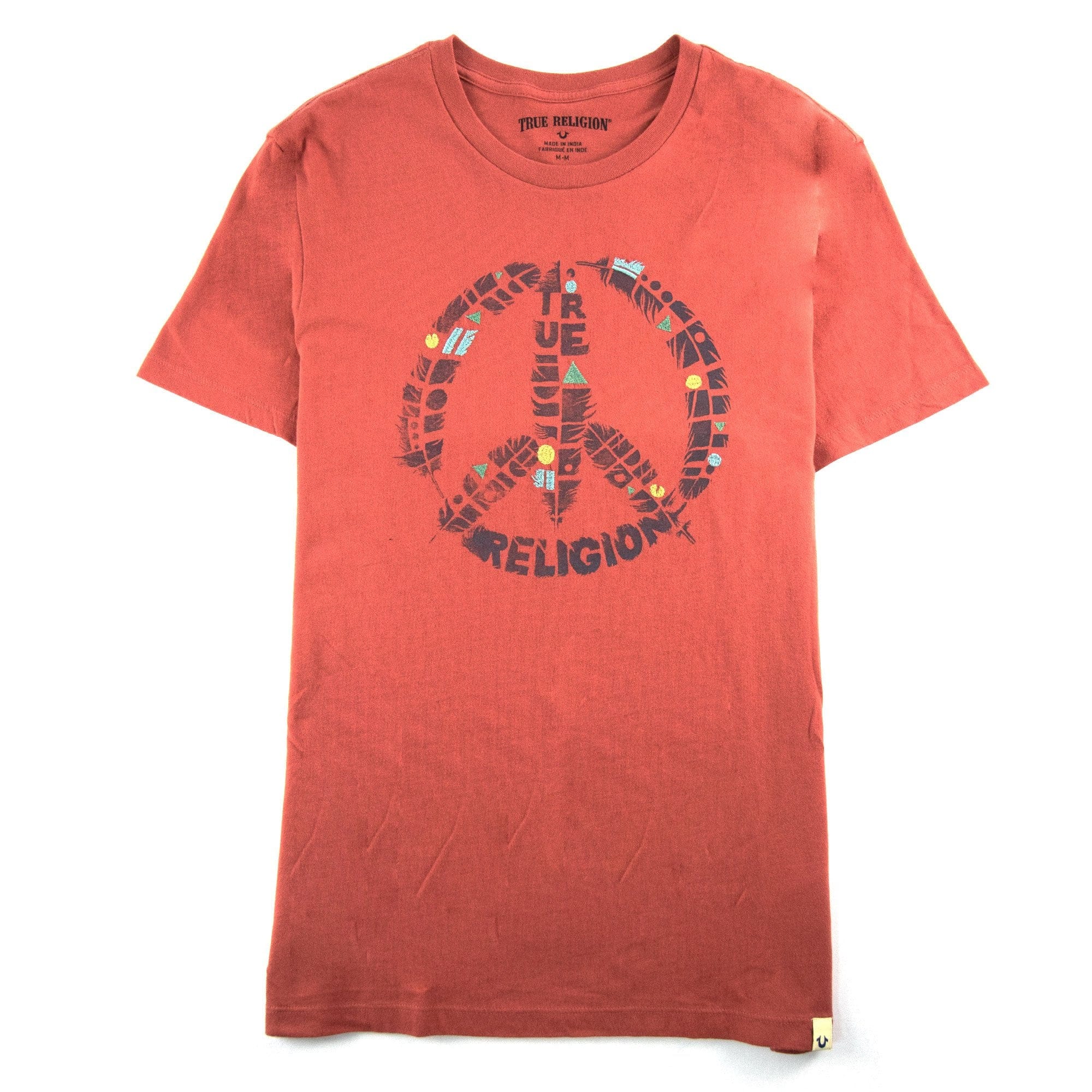 True Religion Mondo Peace S/s T Shirt Safron