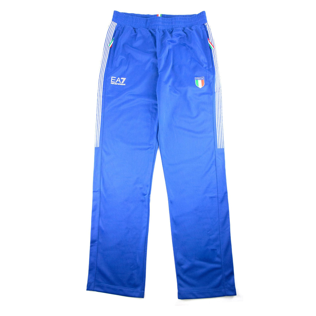 Ea7 Italia Soccer Stripe Bottom Royal Blue