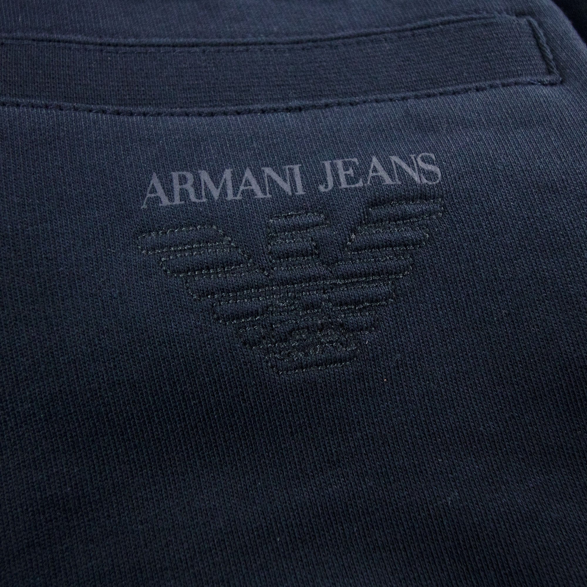 Armani Jeans Back Logo Pocket Jogging Pant Blue Notte