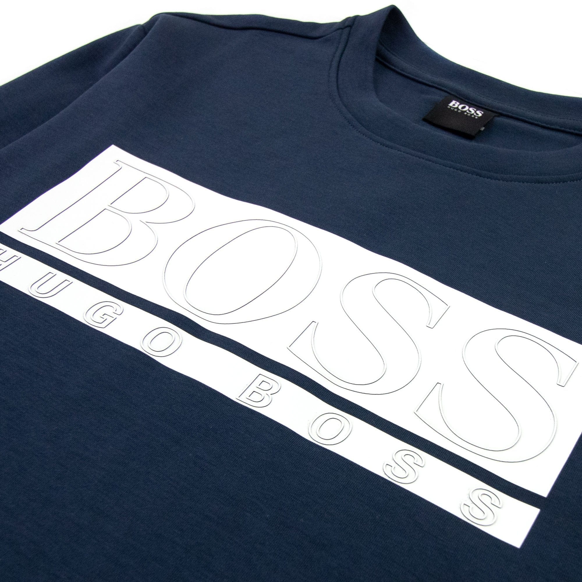 Hugo Boss Block Logo Sweatshirt Navy 410