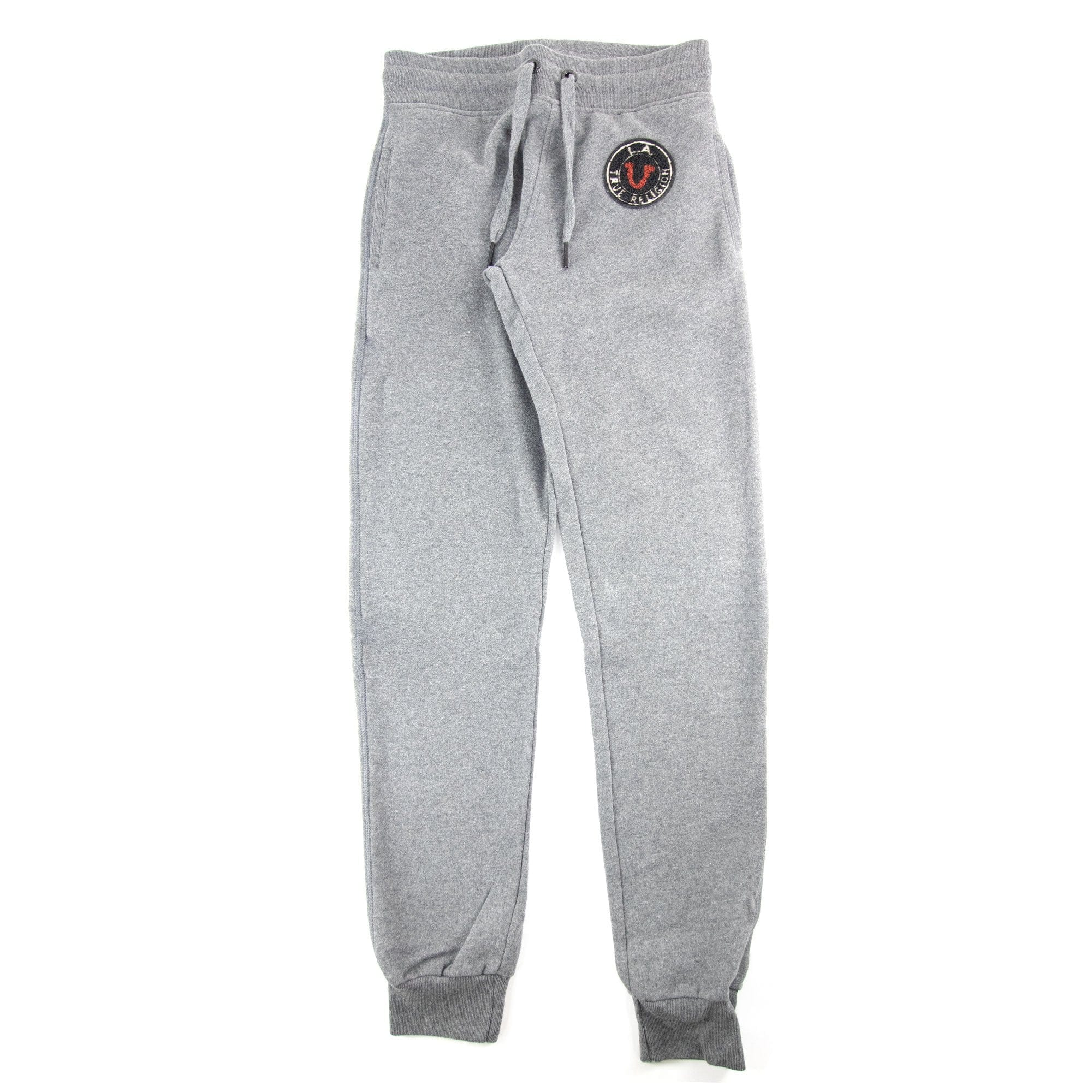 True Religion Patch Fleece Pants Dark Grey