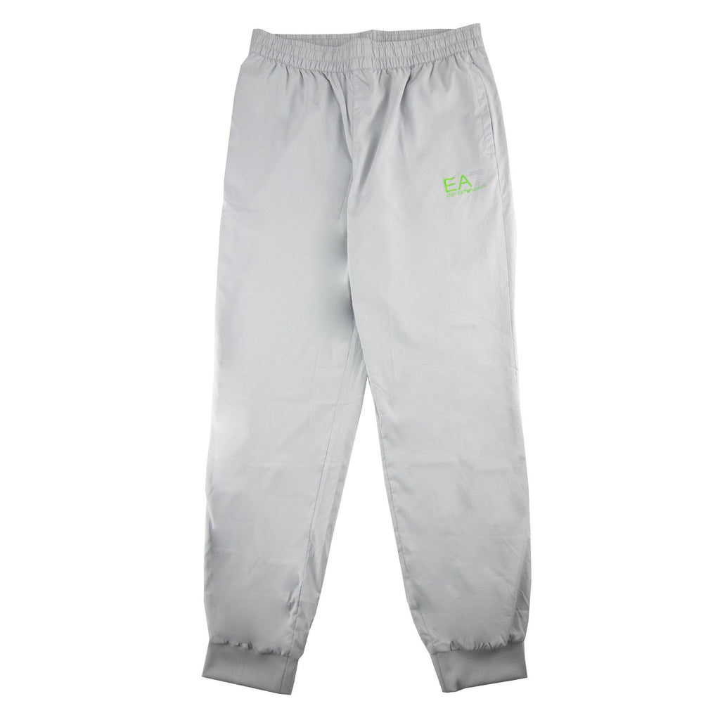 EA7 Reflective Logo Tracksuit Pants Light Grey