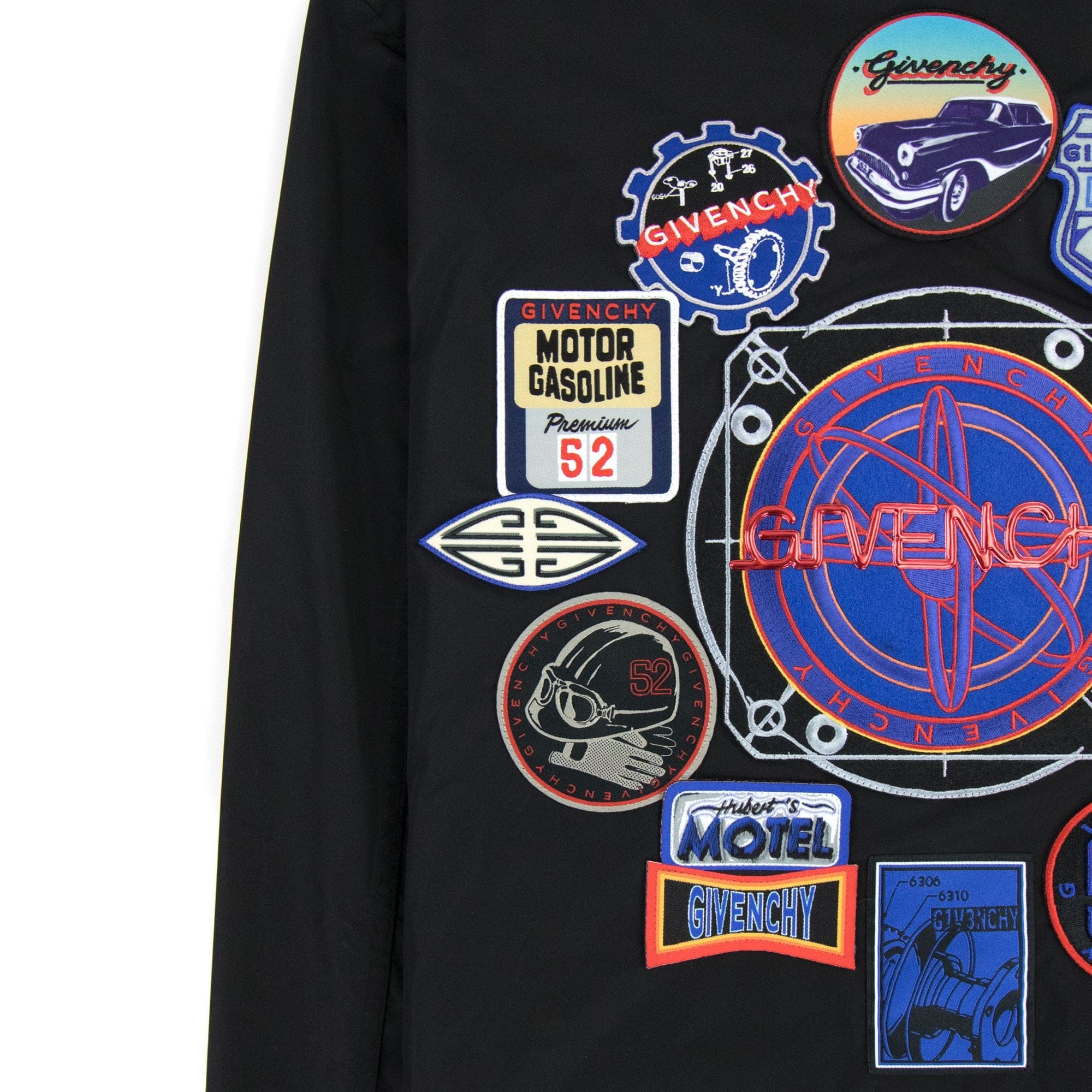 Givenchy Givenchy Patch Logo Coach Jacket Black