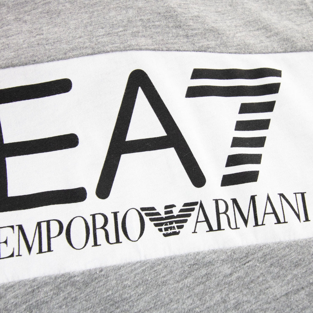Ea7 Junior Logo L/s T Shirt Grey