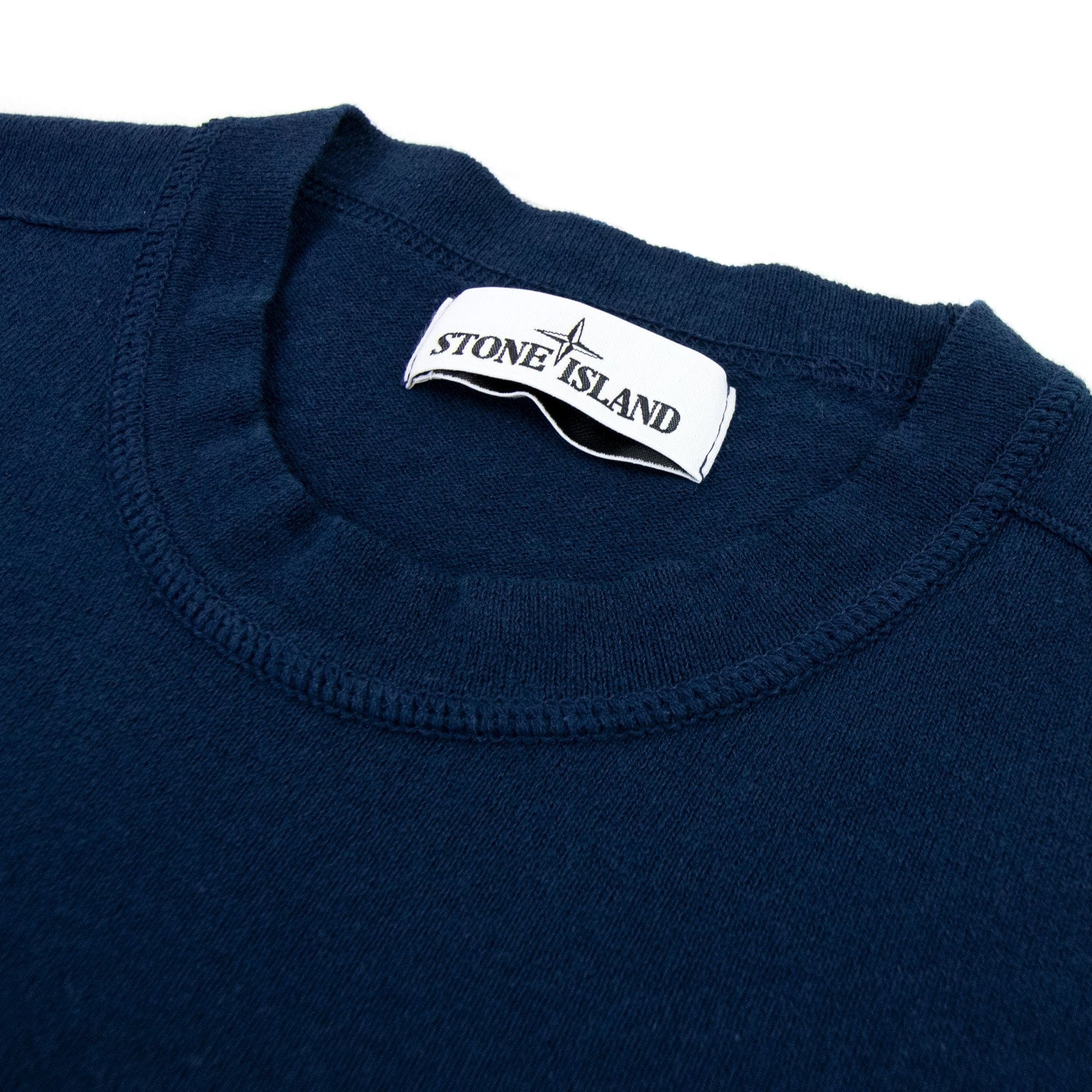 Stone Island 532b9 Crewneck Knitwear Navy Blue V0028