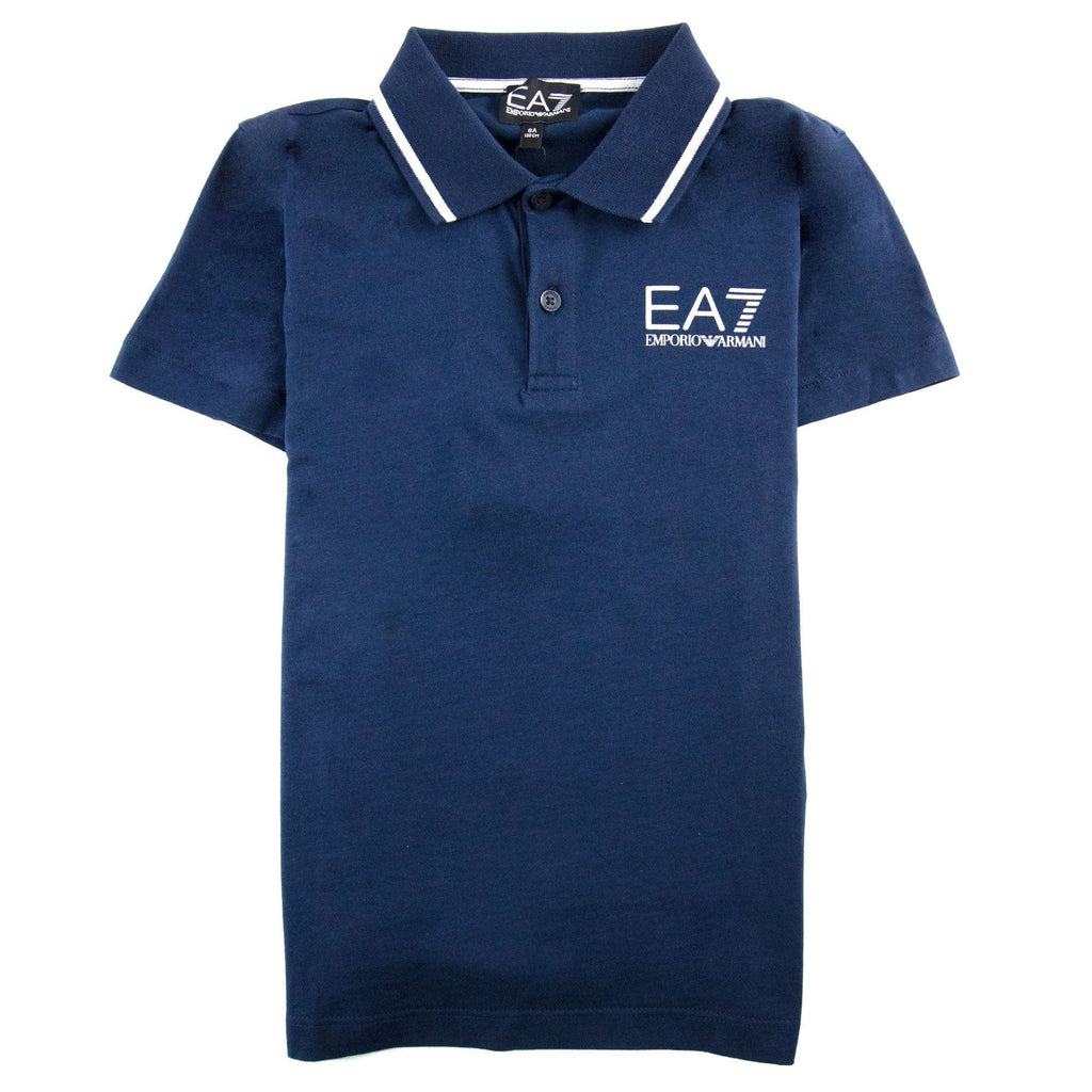 Ea7 Junior Ea7 S/s Polo Navy Blue