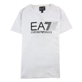Ea7 Junior Printed Logo S/s T Shirt White