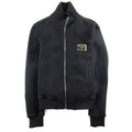 Dolce &amp; Gabbana Metal Logo Funnel Neck Sweatshirt Black