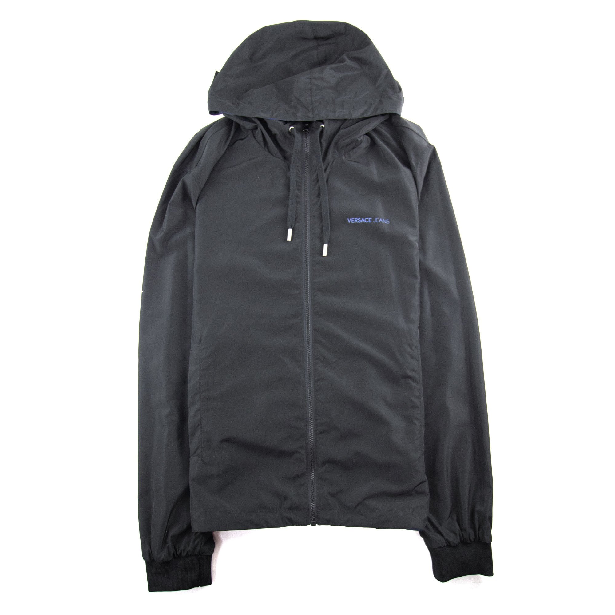 Versace Jeans Reversible Rain Jacket Navy Blue