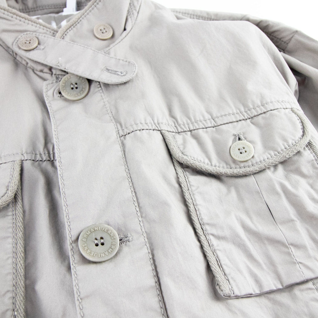 Armani Jeans Multi Pocket Button Up Jacket Tortora