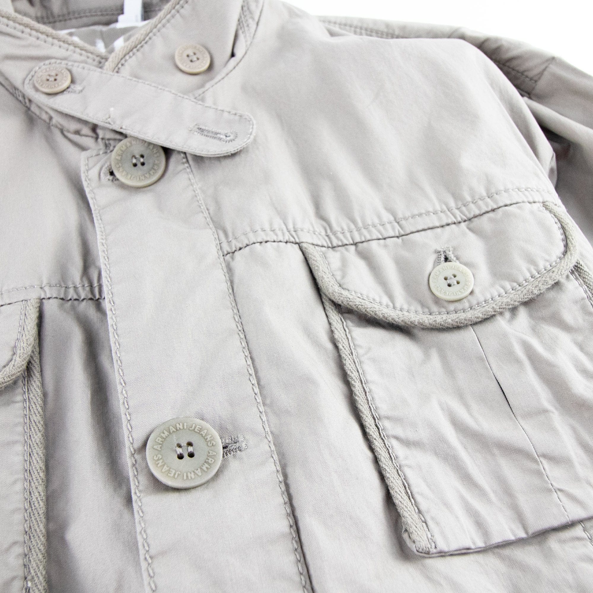 Armani Jeans Multi Pocket Button Up Jacket Tortora