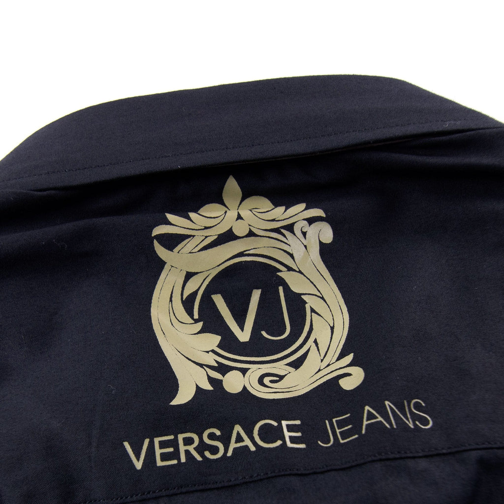 Versace Jeans Stud &amp; Embroidered L/s Shirt Black