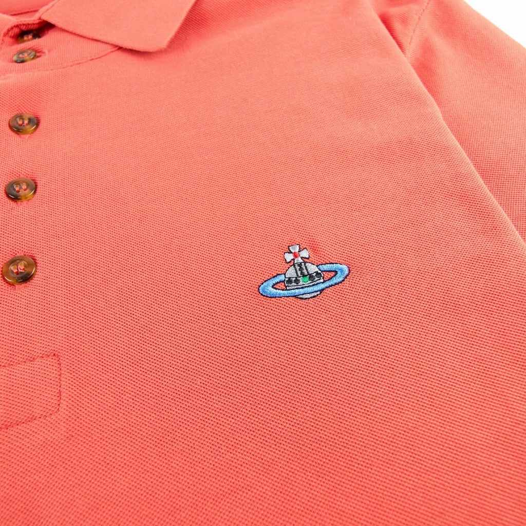 Vivienne Westwood Orb Logo S/s Polo Shirt Red