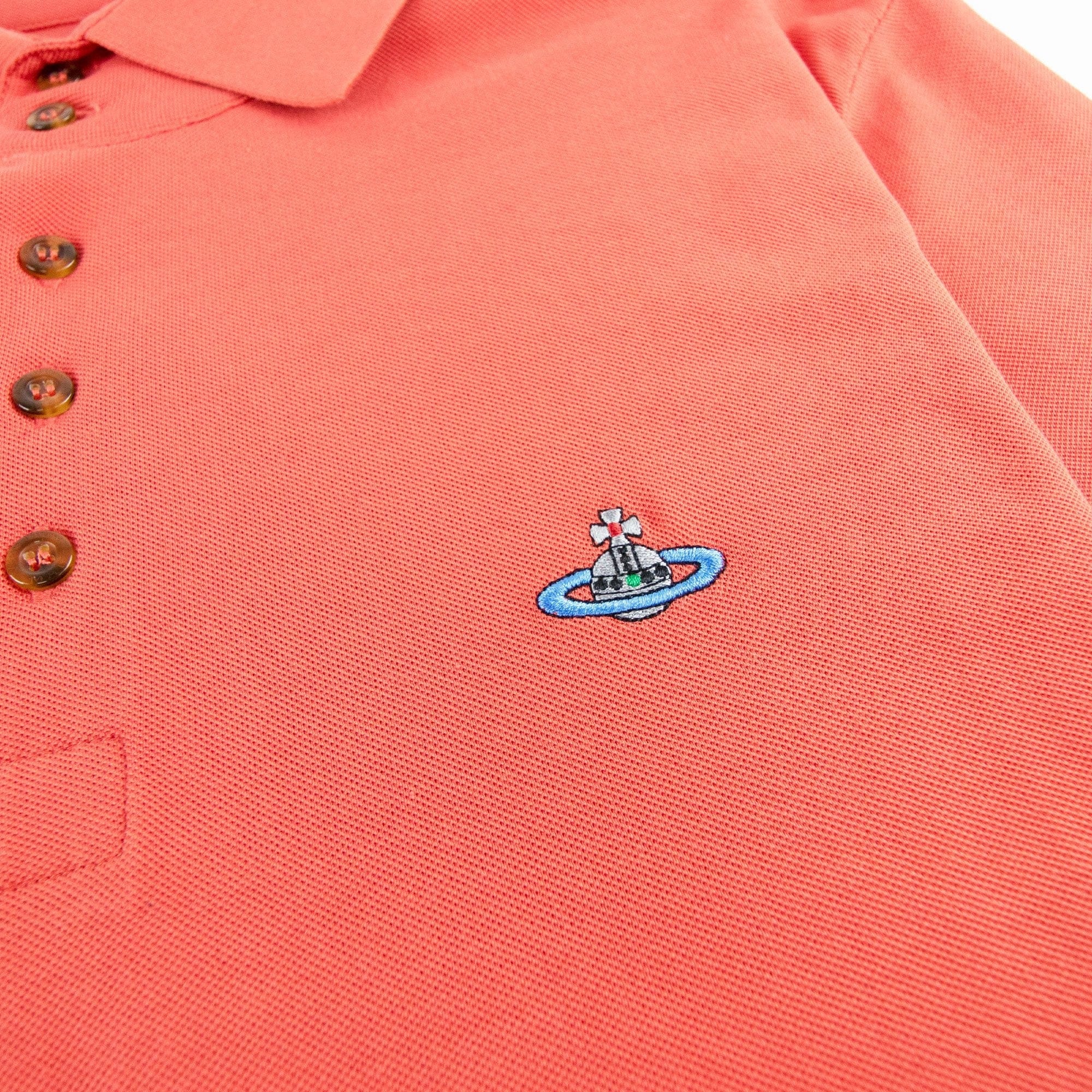 Vivienne Westwood Orb Logo S/s Polo Shirt Red