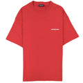 Balenciaga Logo Crewneck T Shirt Red