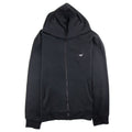 Ea7 Loungewear Zip Up Hooded Sweater Black