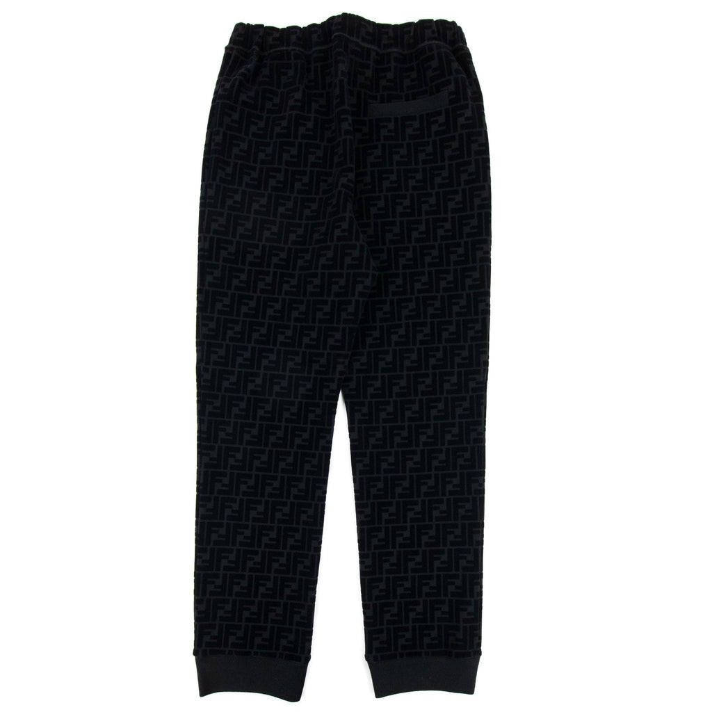 Fendi Ff Pattern Jogging Pants Nero