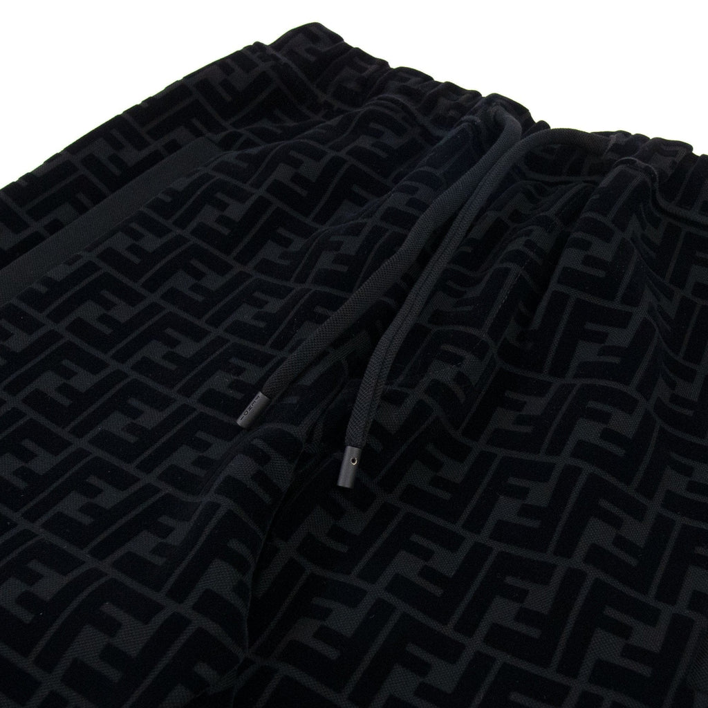 Fendi Ff Pattern Jogging Pants Nero