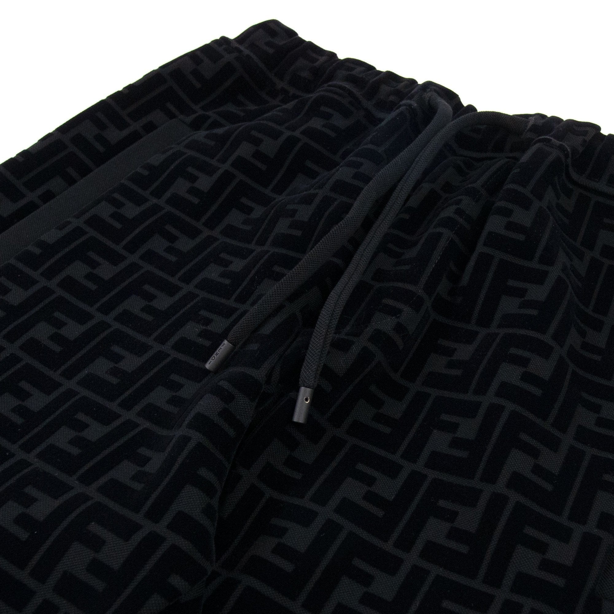 Fendi Ff Pattern Jogging Pants Nero