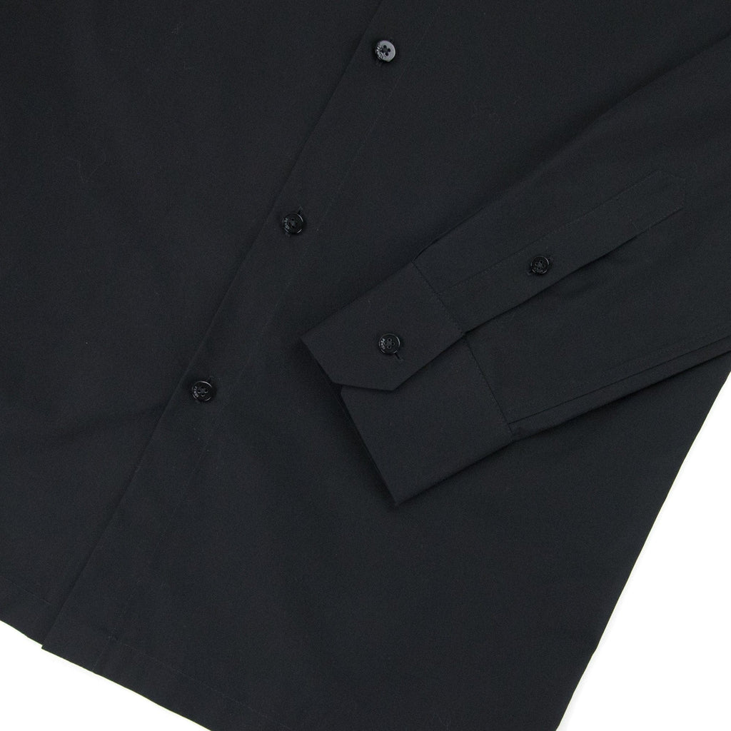 Fendi Ff Collar Logo L/s Shirt Black