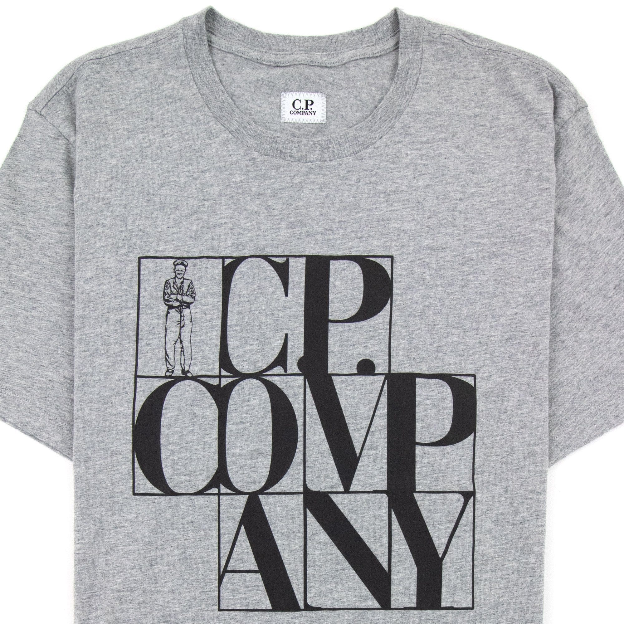Cp Company C.p Block Man Tshirt Grey M93