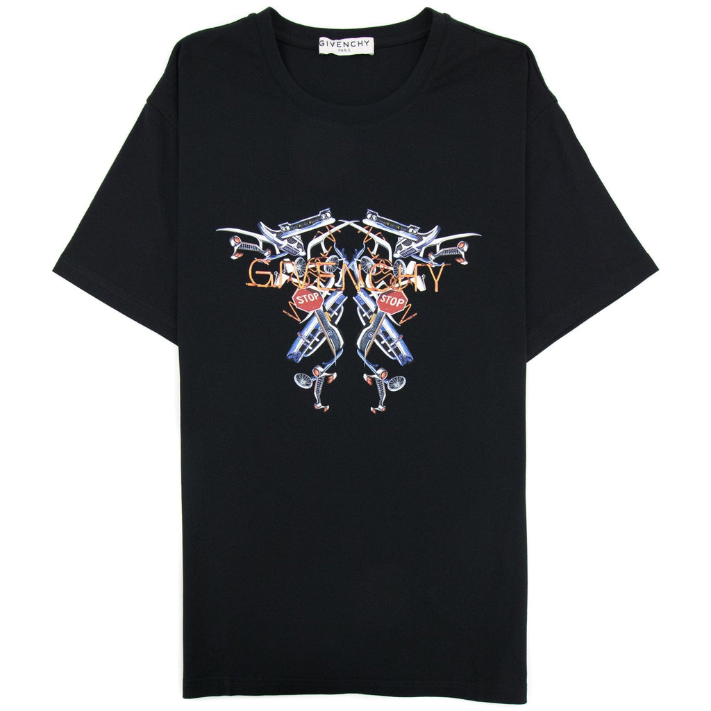 Givenchy Givenchy Stop Sign T-shirt Black