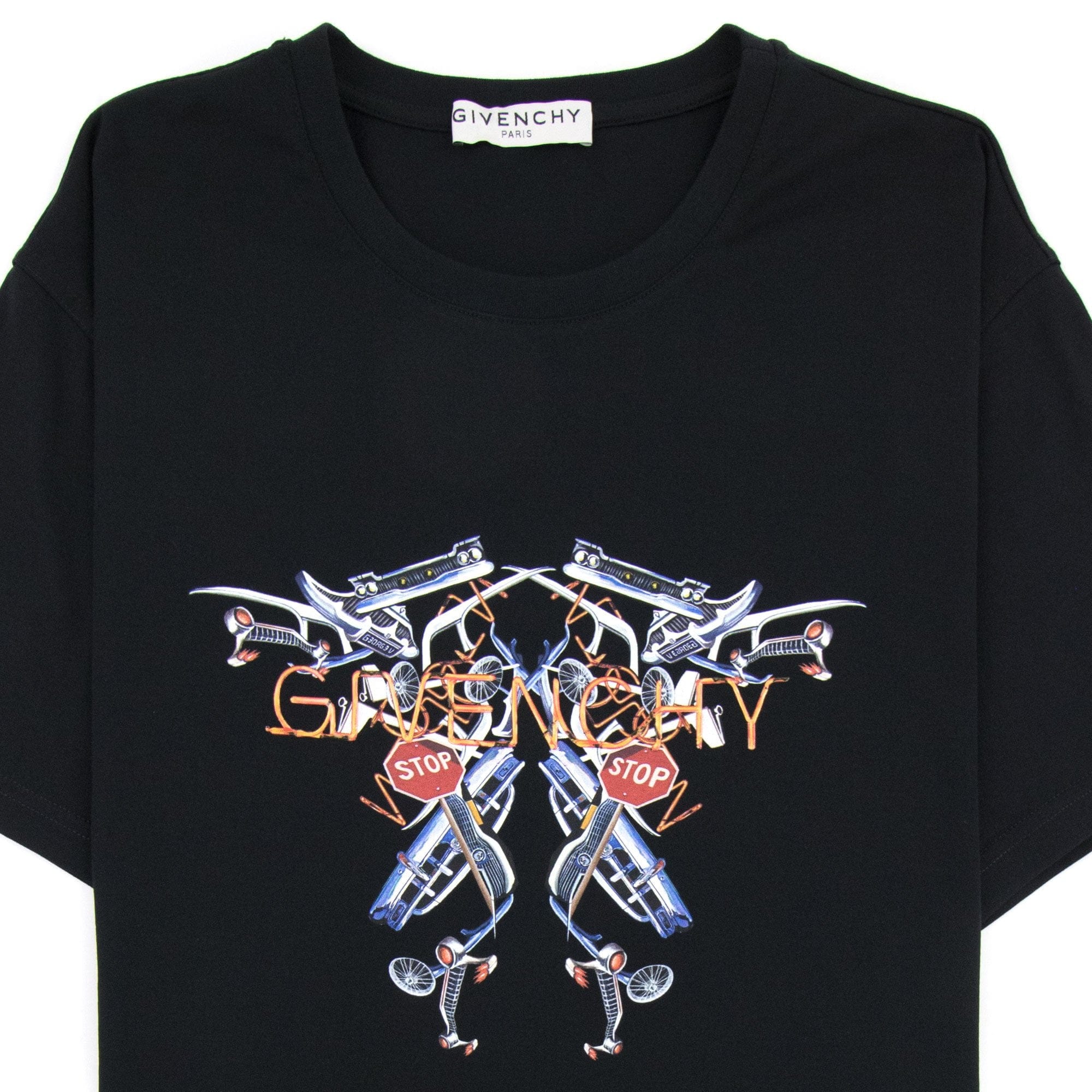 Givenchy Givenchy Stop Sign T-shirt Black