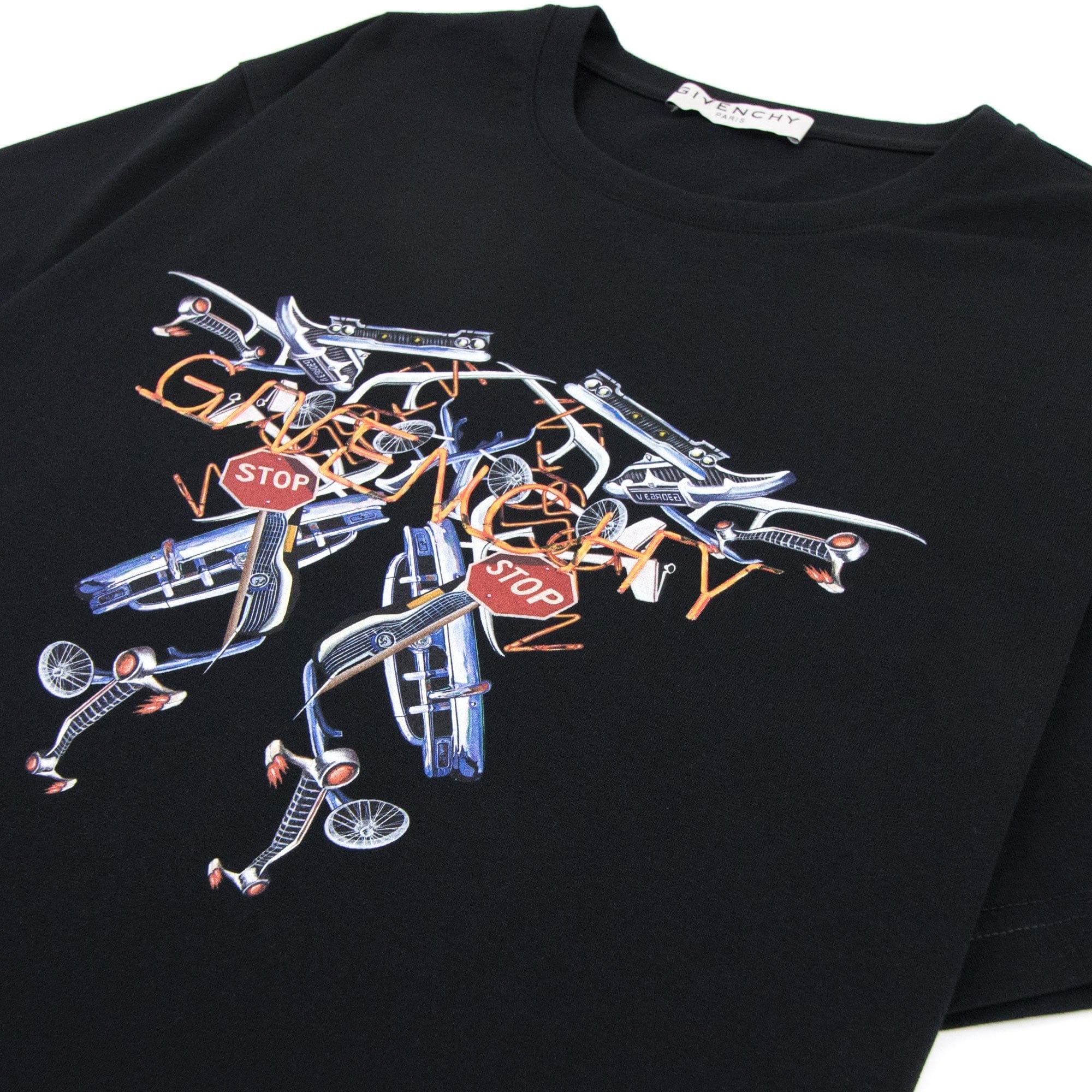 Givenchy Givenchy Stop Sign T-shirt Black