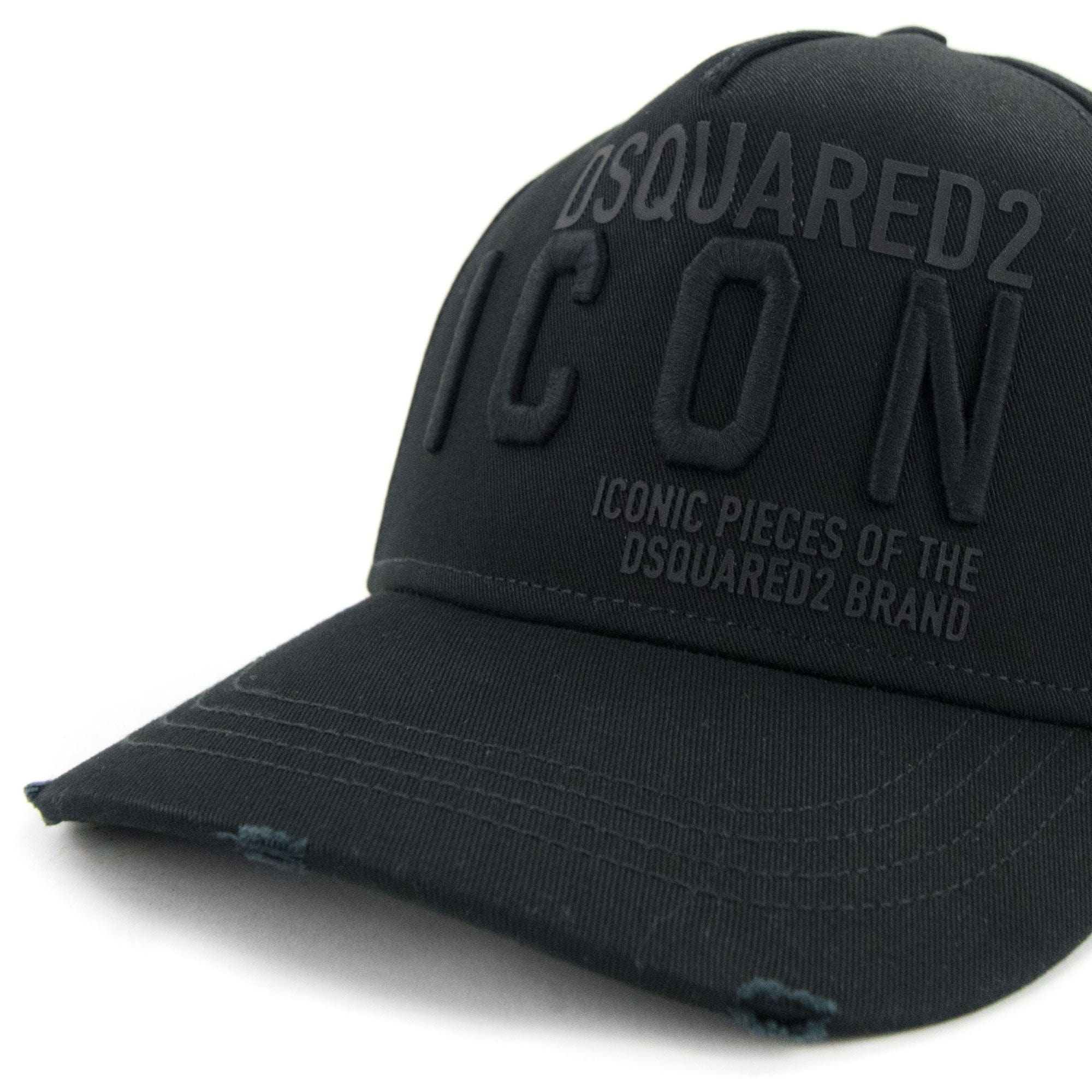 Dsquared2 Embroidered Baseball Cap Black/black