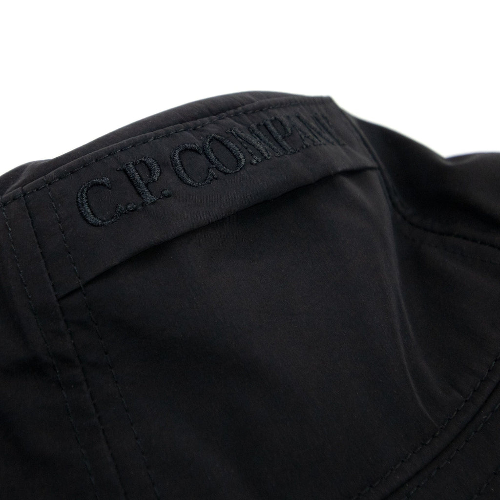 Cp Company Chrome Garment Dyed Bucket Hat Black 999