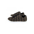 Fendi Tech Ff Logo Sneaker Tabacco/nero