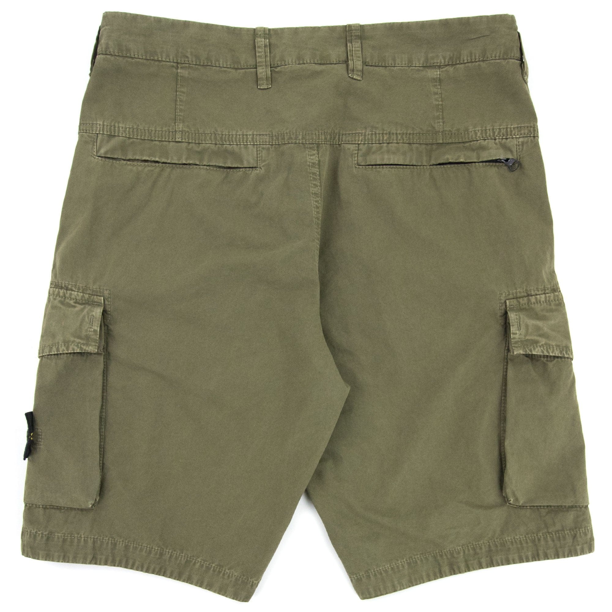 Stone Island Utility Pocket Cargo Bermuda Shorts Khaki V058