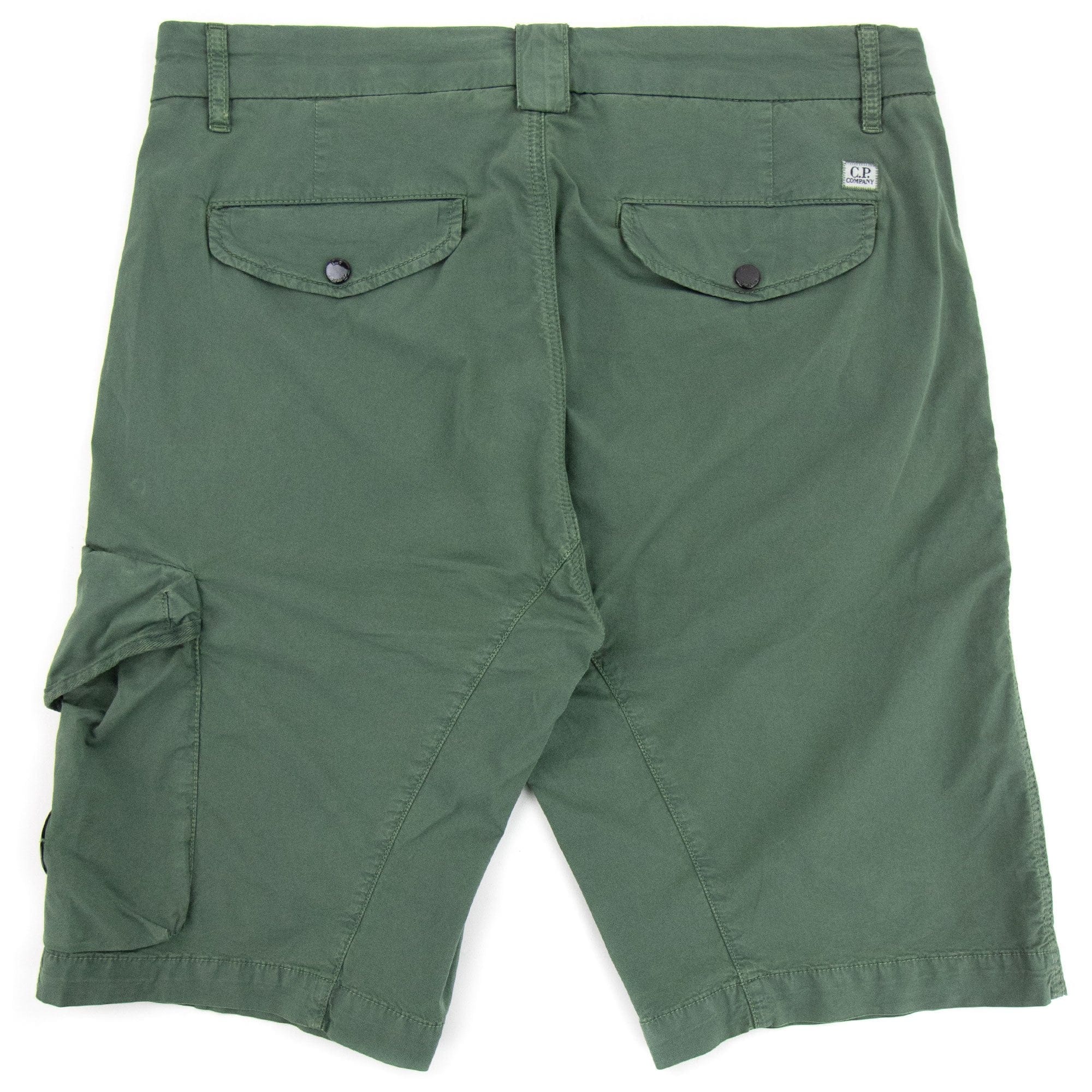 Cp Company Bermuda Cargo Lens Shorts Green 668