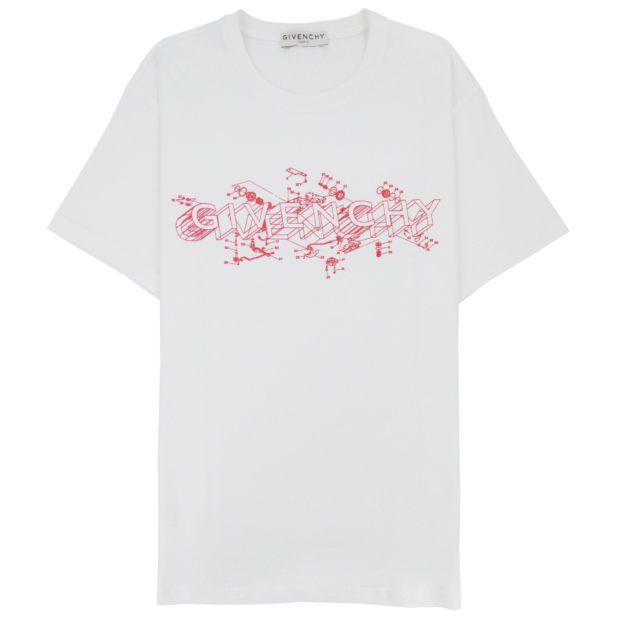 Givenchy Givenchy Schematics T-shirt White