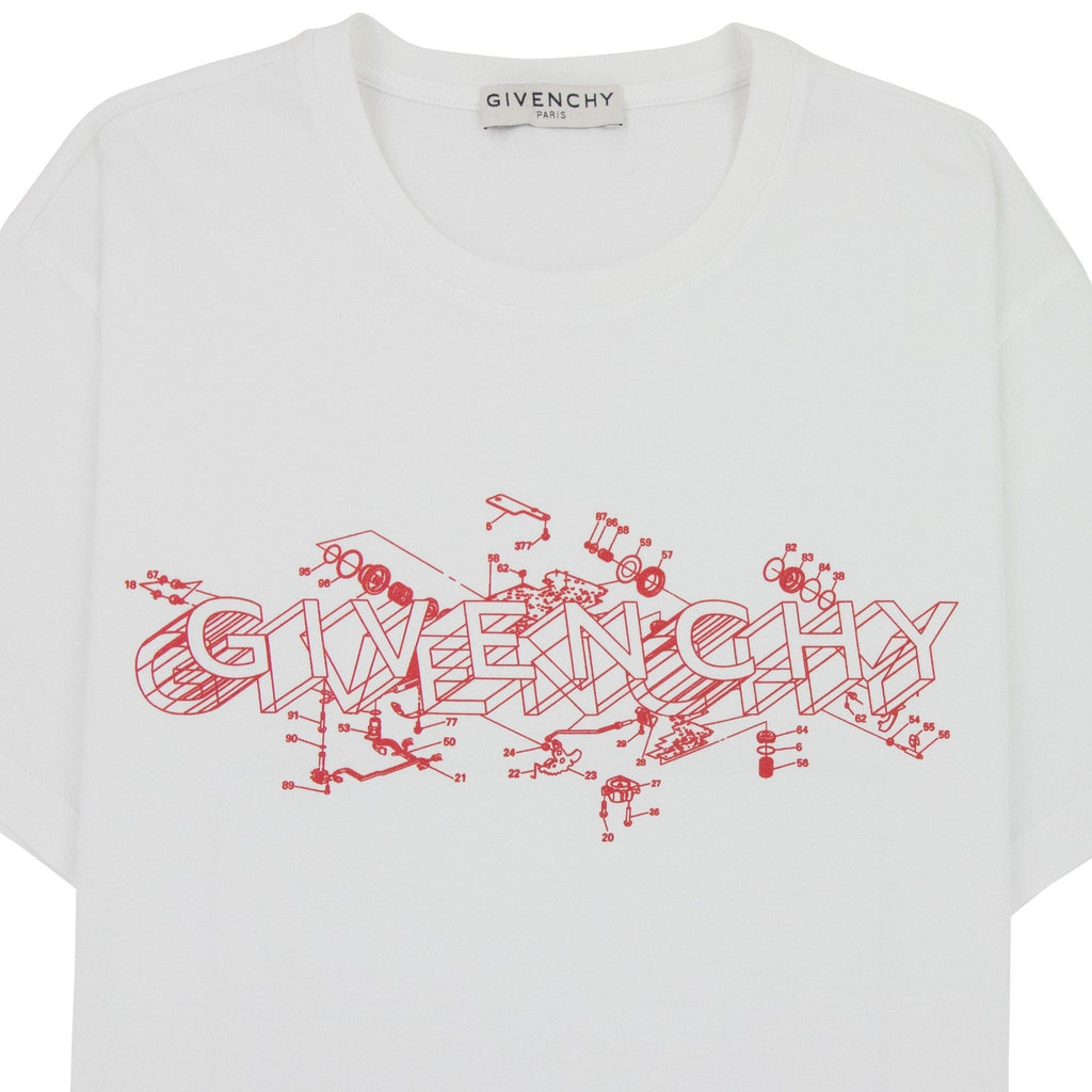Givenchy Givenchy Schematics T-shirt White