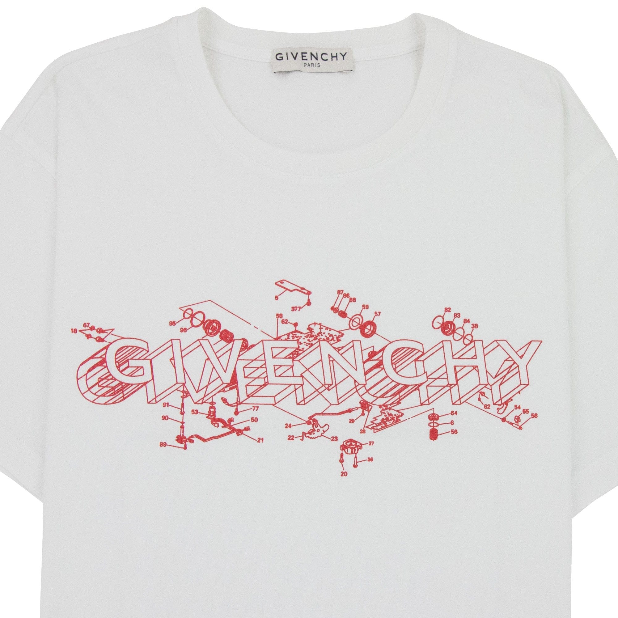 Givenchy Givenchy Schematics T-shirt White