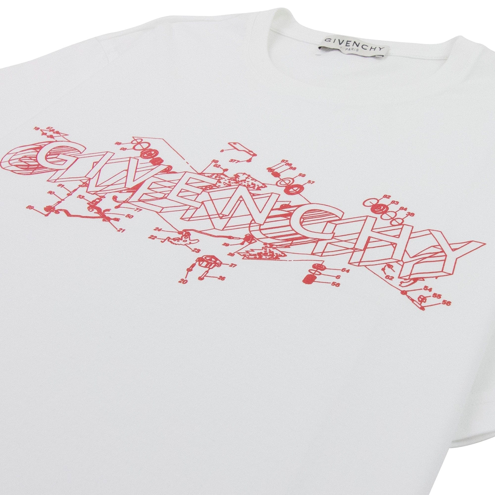 Givenchy Givenchy Schematics T-shirt White