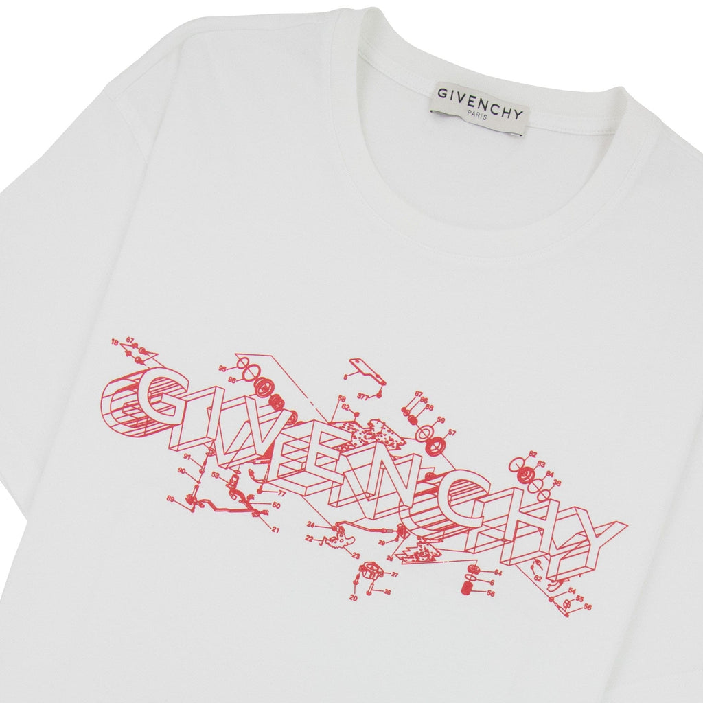 Givenchy Givenchy Schematics T-shirt White