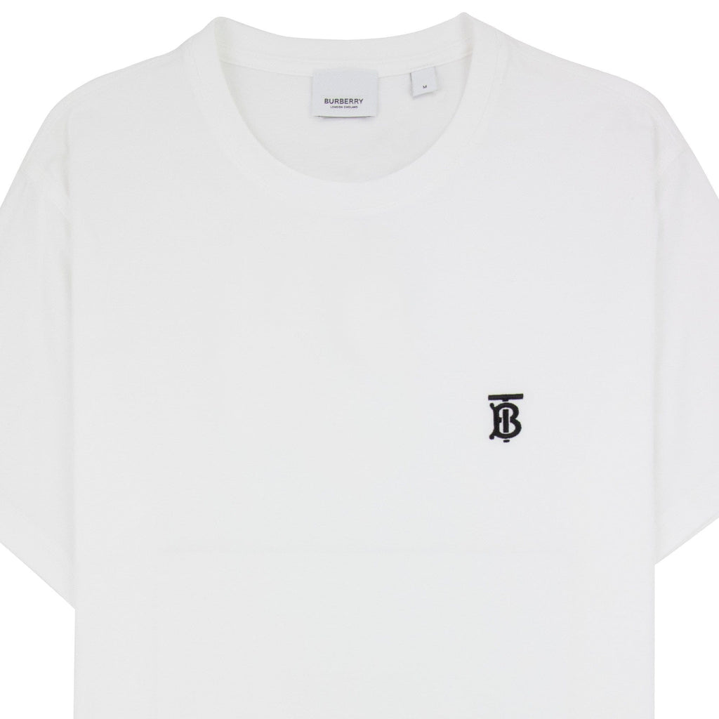 Burberry Monogram Motif Cotton T-shirt White