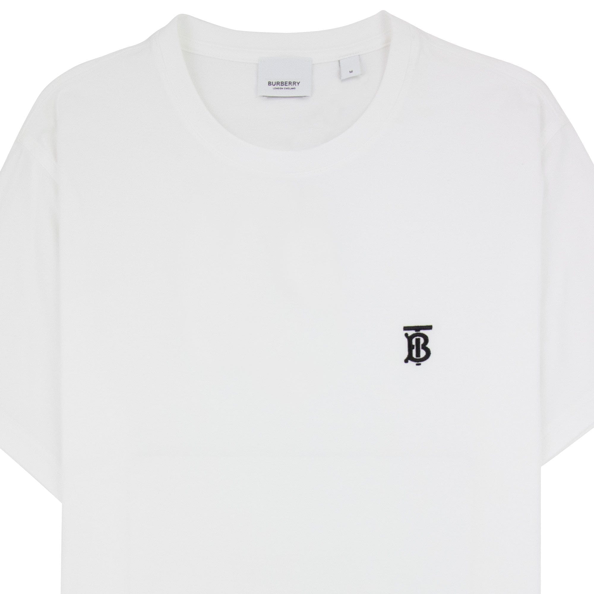 Burberry Monogram Motif Cotton T-shirt White