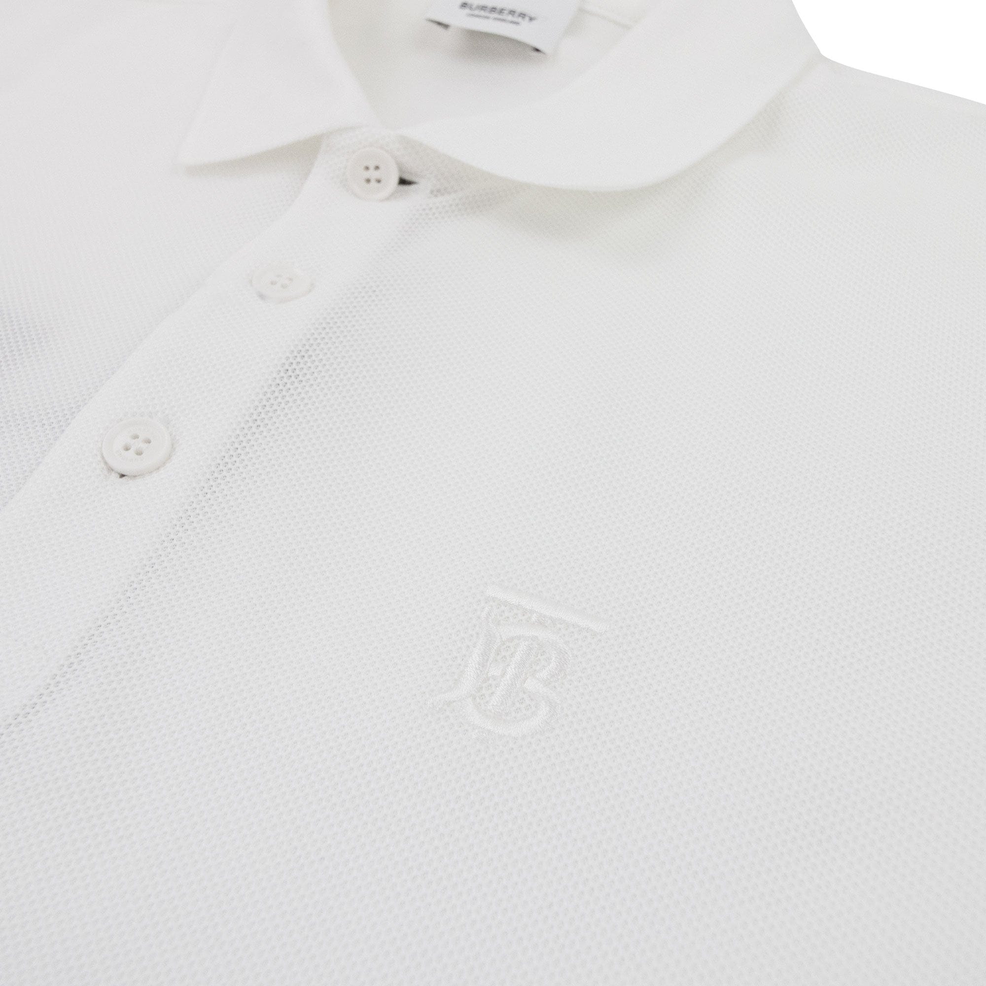 Burberry Monogram Motif Cotton Piqu? Polo Shirt