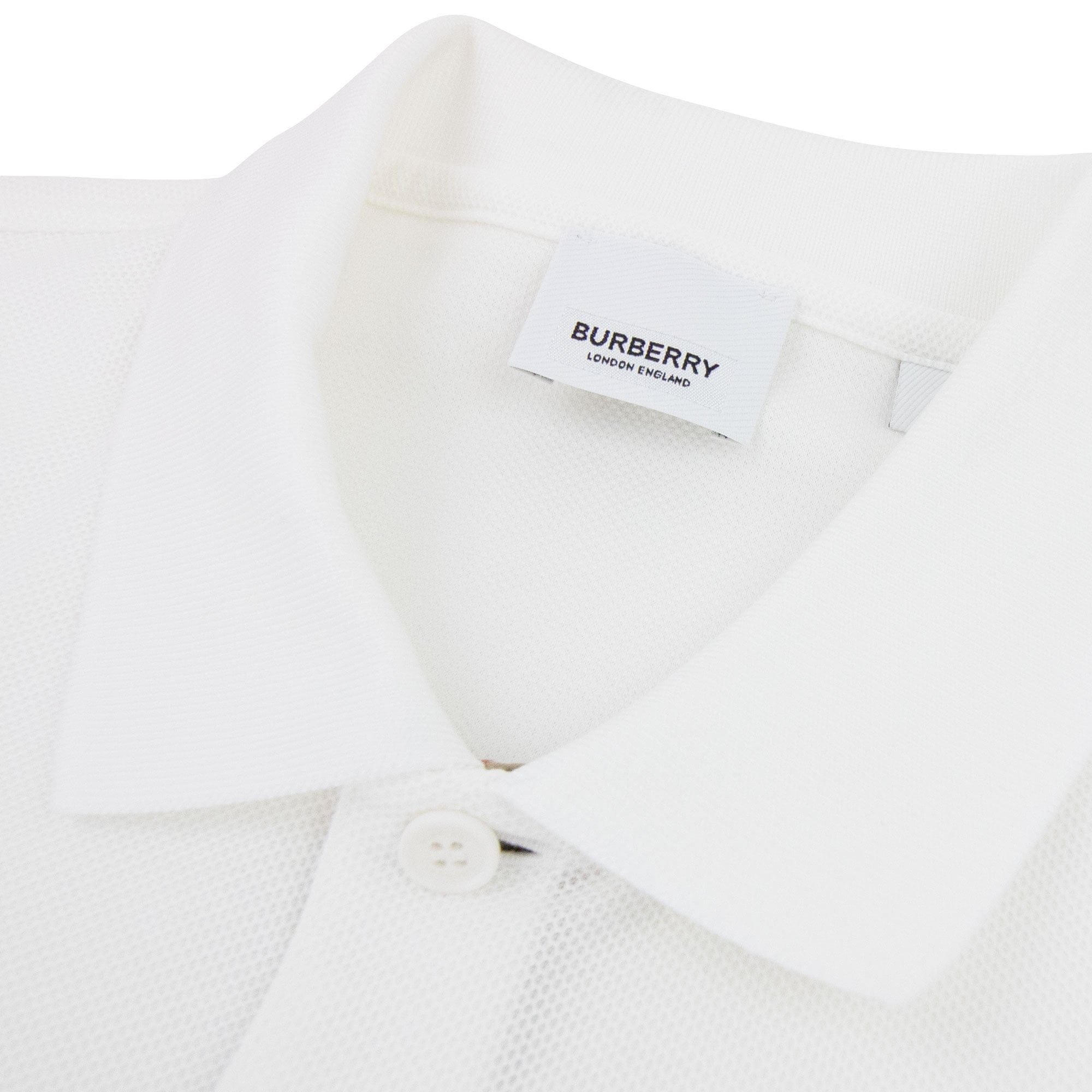 Burberry Monogram Motif Cotton Piqu? Polo Shirt