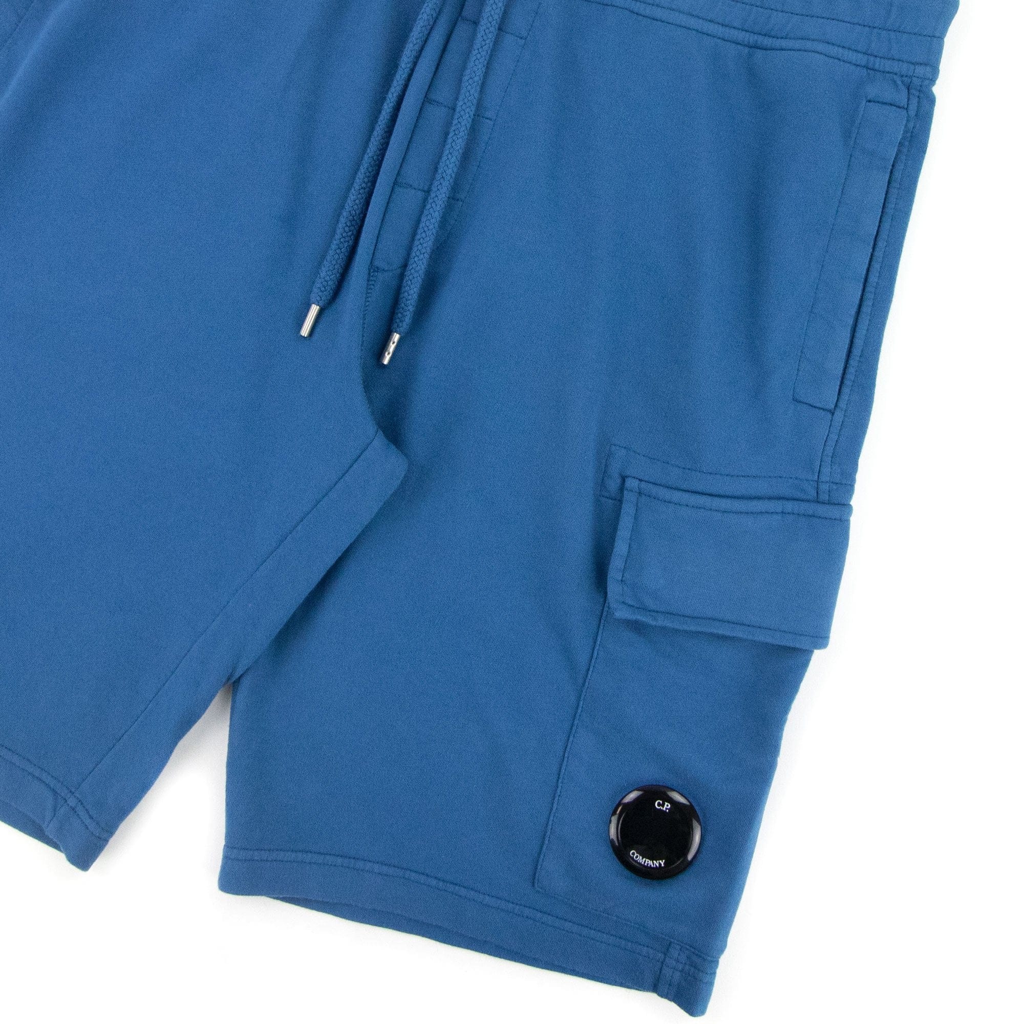 Cp Company Lens Sweat Shorts Turquoise 870