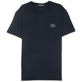 Dolce & Gabbana Branded Plate Crewneck T Shirt Navy B0665