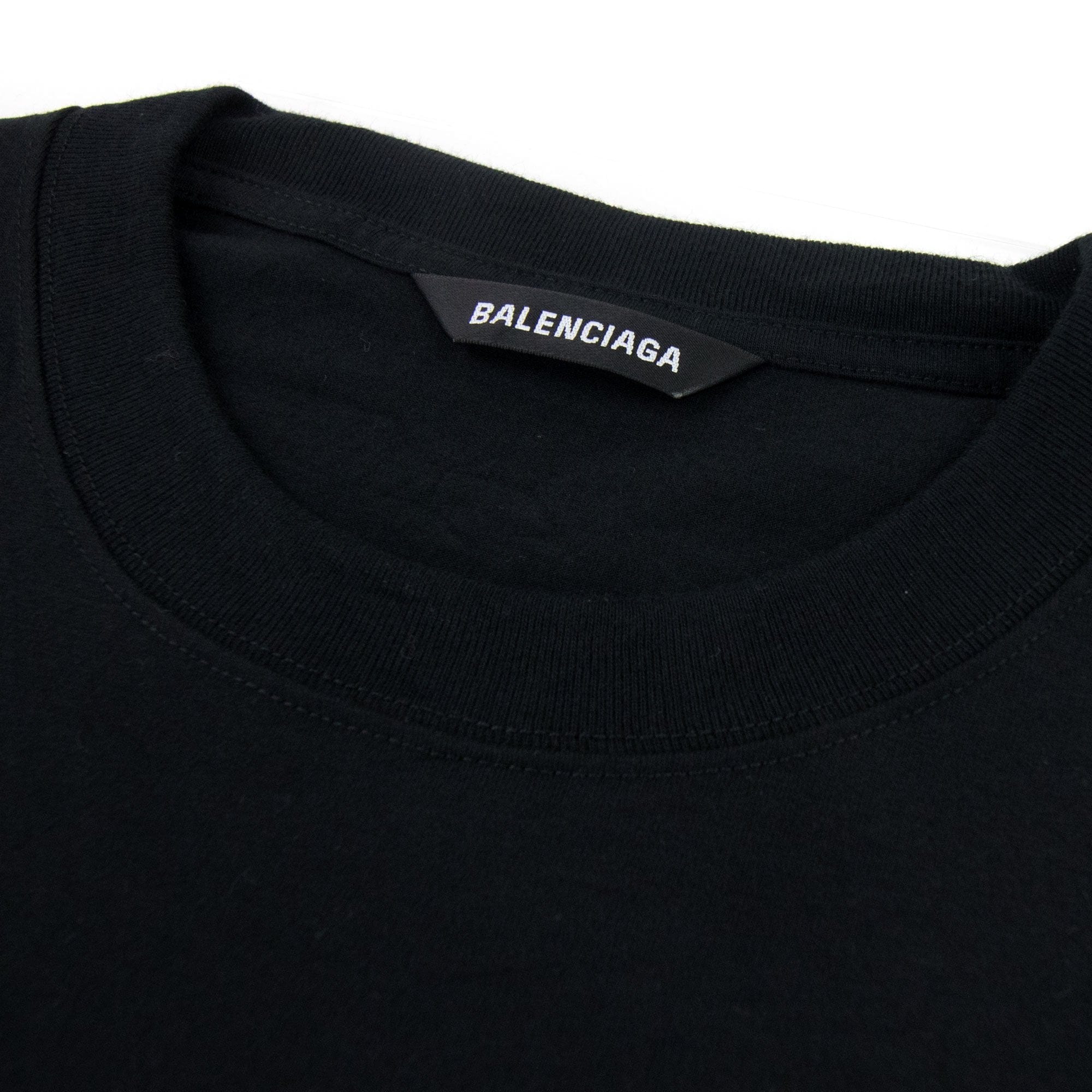 Balenciaga Languages Medium Fit T-shirt Black