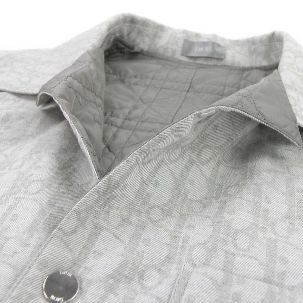 Christian Dior Dior Oblique Jacquard Overshirt Light Grey