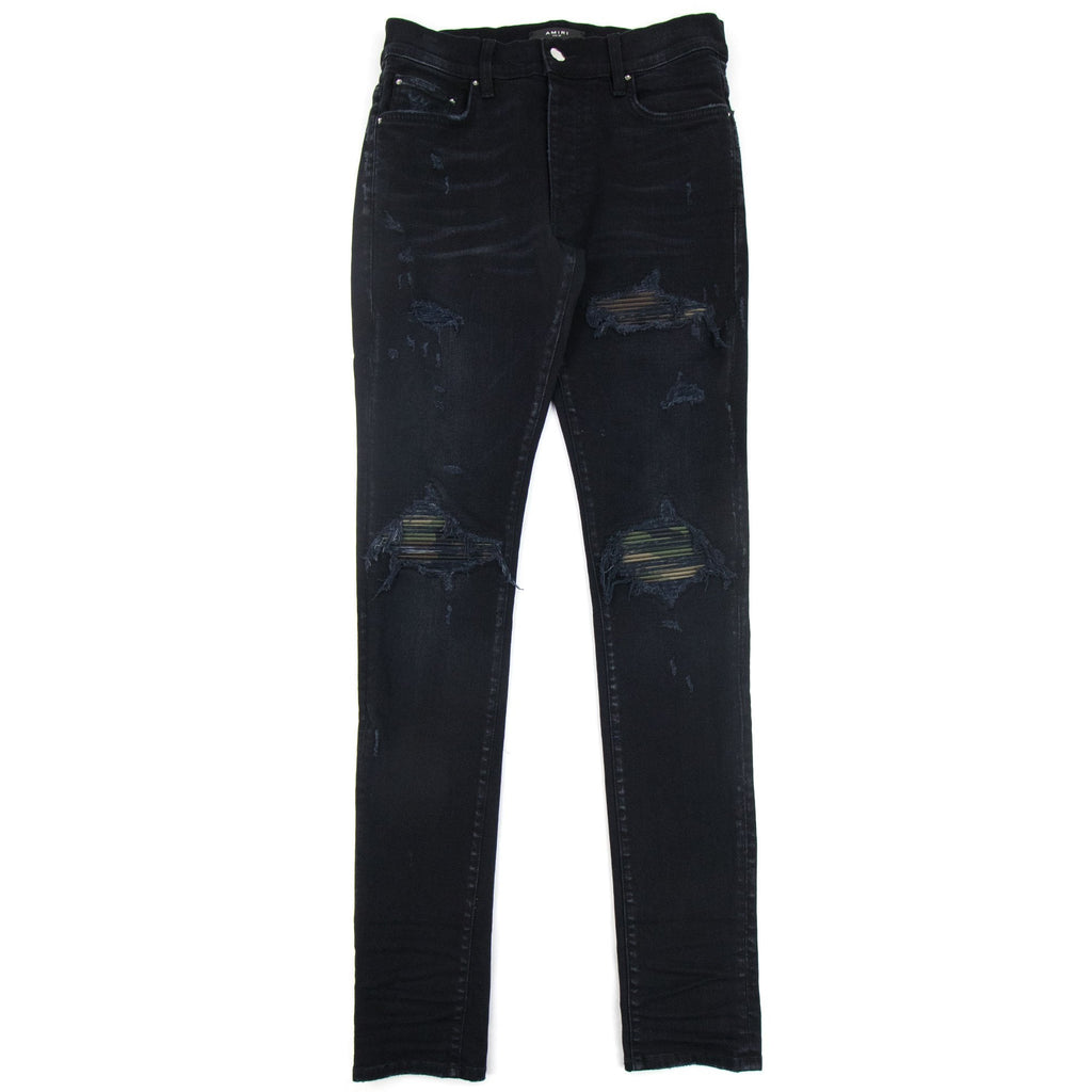 Amiri Mx1 Camo Jeans Antique Black